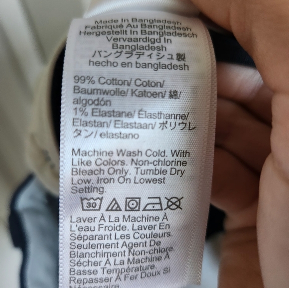 J Crew Factory Flex Chino Short 9" Inseam Mens Size 34 - Picture 5 of 5